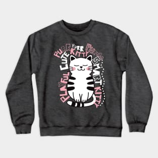 Playful Kitty Crewneck Sweatshirt